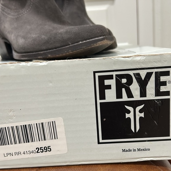 Frye Sacha Grey Smoke Suede Tall Boot 8.5 - Picture 7 of 7